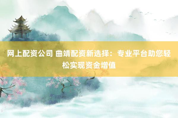 网上配资公司 曲靖配资新选择：专业平台助您轻松实现资金增值